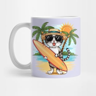 Mi cat is Surfing Mug